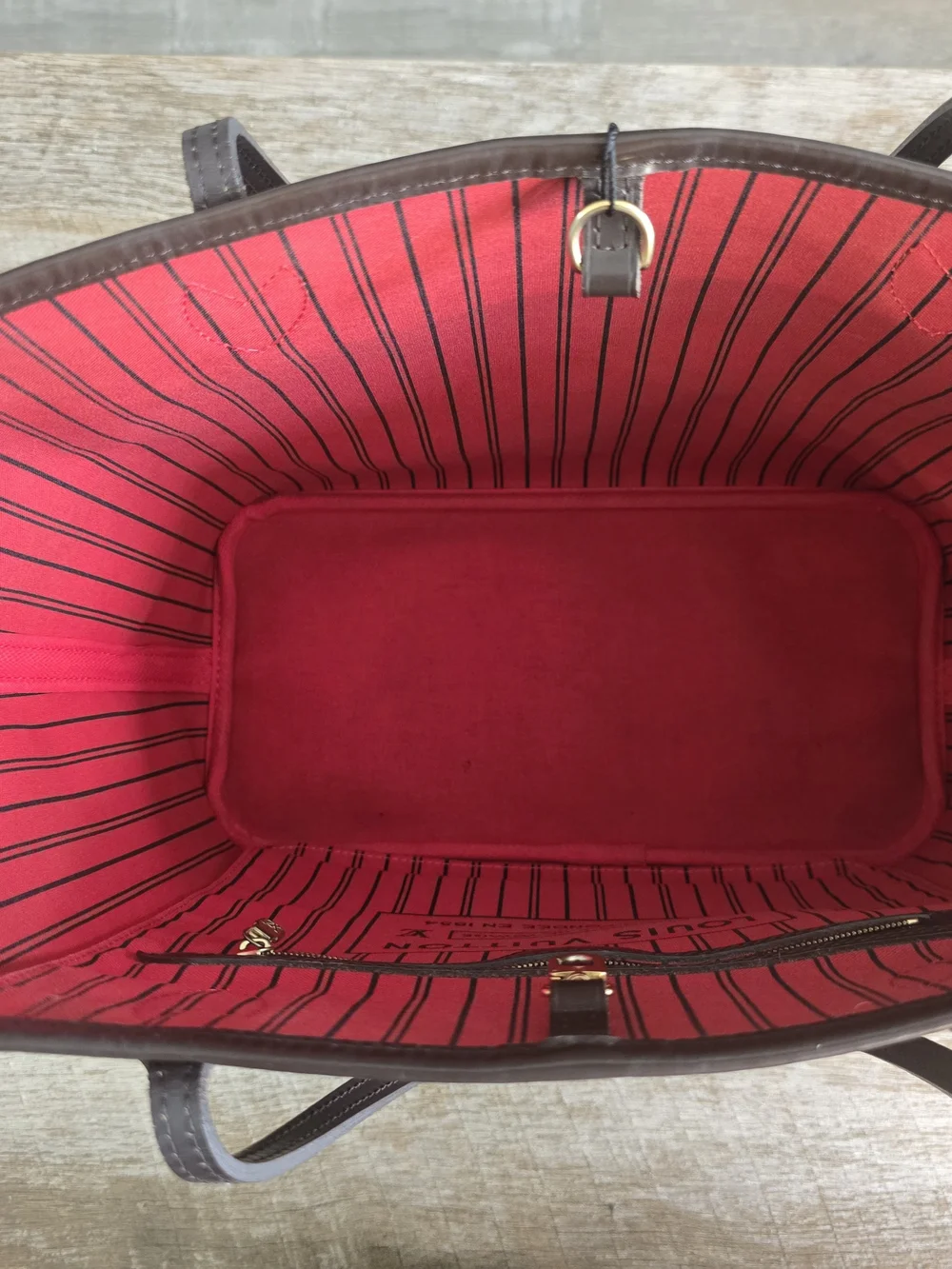 Louis Vuitton Brown and Dark Brown Checkered Tote